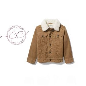 Baby Boy Corduroy Sherpa Collar Jacket
